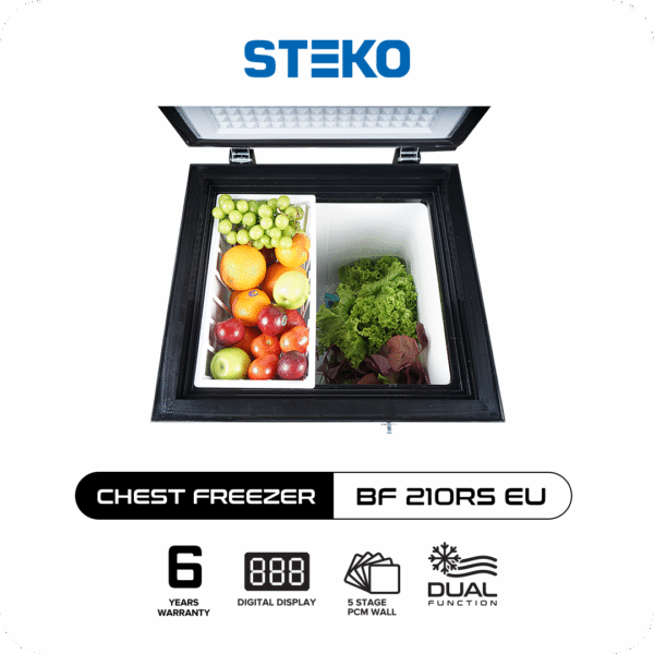 STEKO - Chest Freezer BF 210 RS EU (200 Liter) Led Display - Image 3