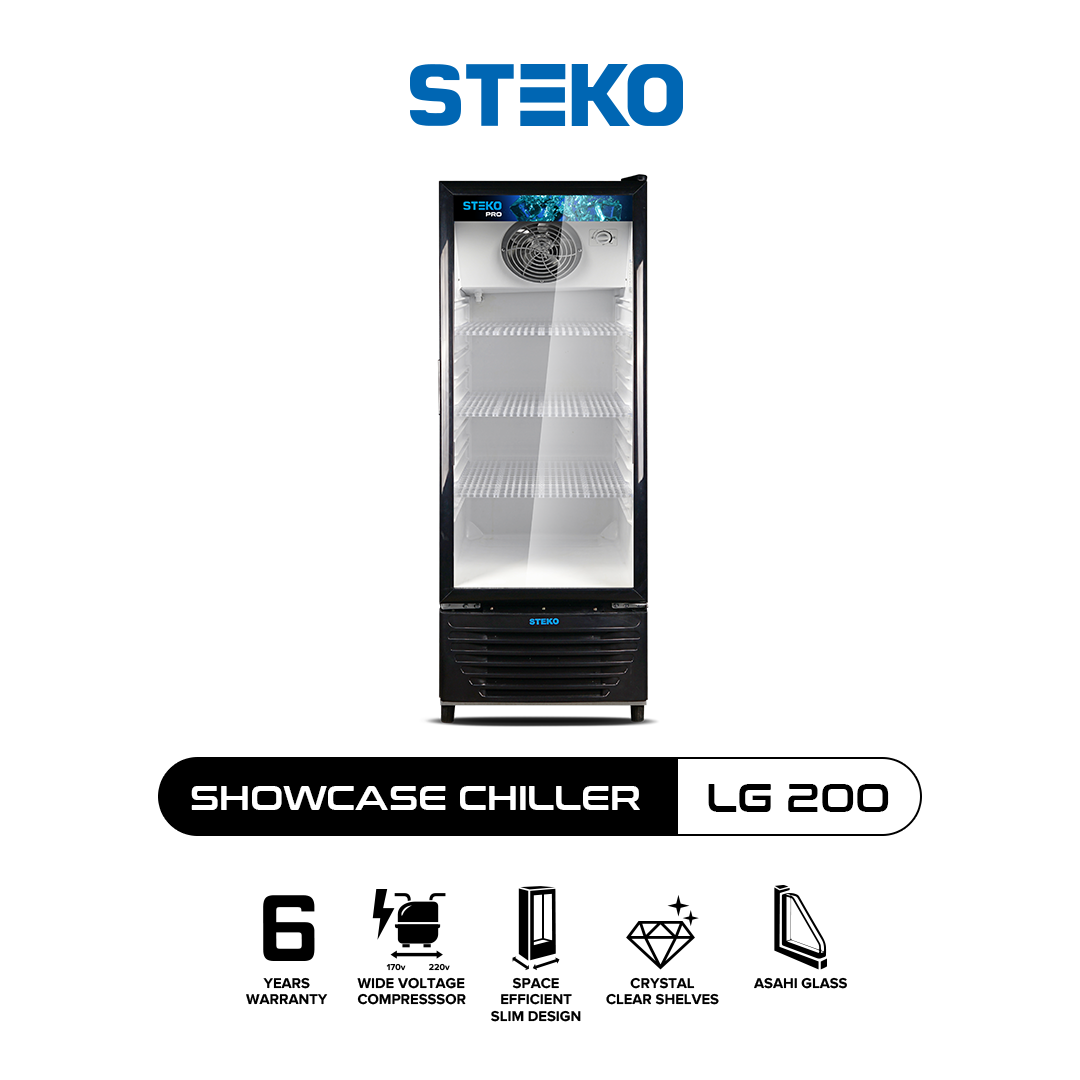 STEKO - Showcase LG 200 Teknologi No Frost (3 Rak)