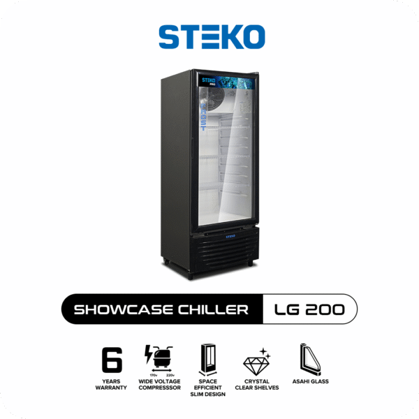 STEKO - Showcase LG 200 Teknologi No Frost (3 Rak) - Image 2