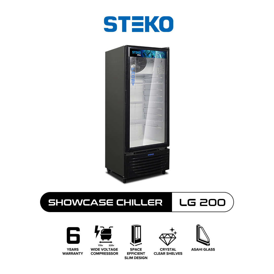 STEKO - Showcase LG 200 Teknologi No Frost (3 Rak) - Image 2