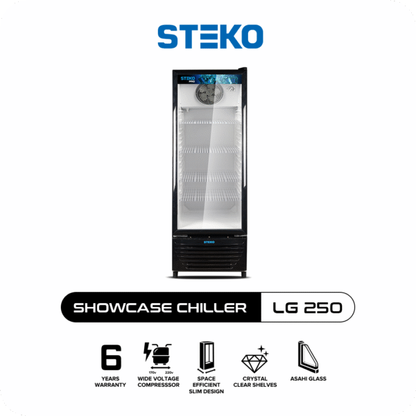 STEKO - Showcase LG 250 Teknologi No Frost (4 Rak)