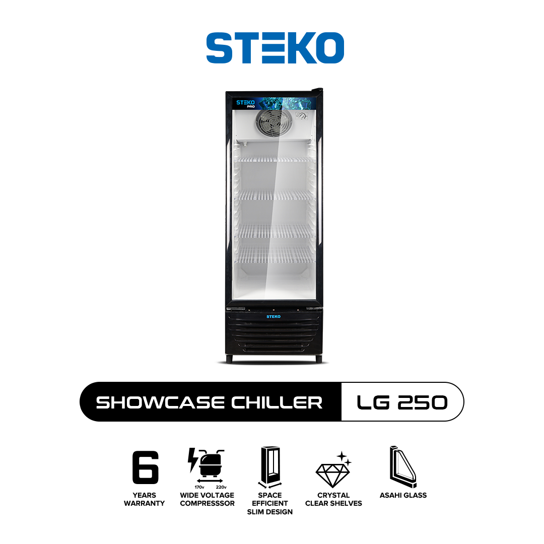 STEKO - Showcase LG 250 Teknologi No Frost (4 Rak)