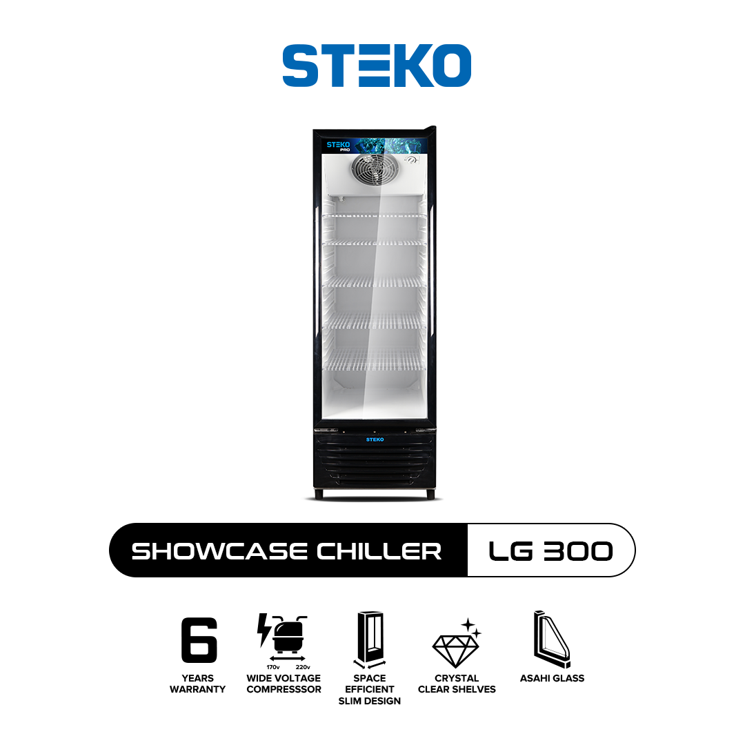 STEKO - Showcase LG 300 Teknologi No Frost (5 Rak)