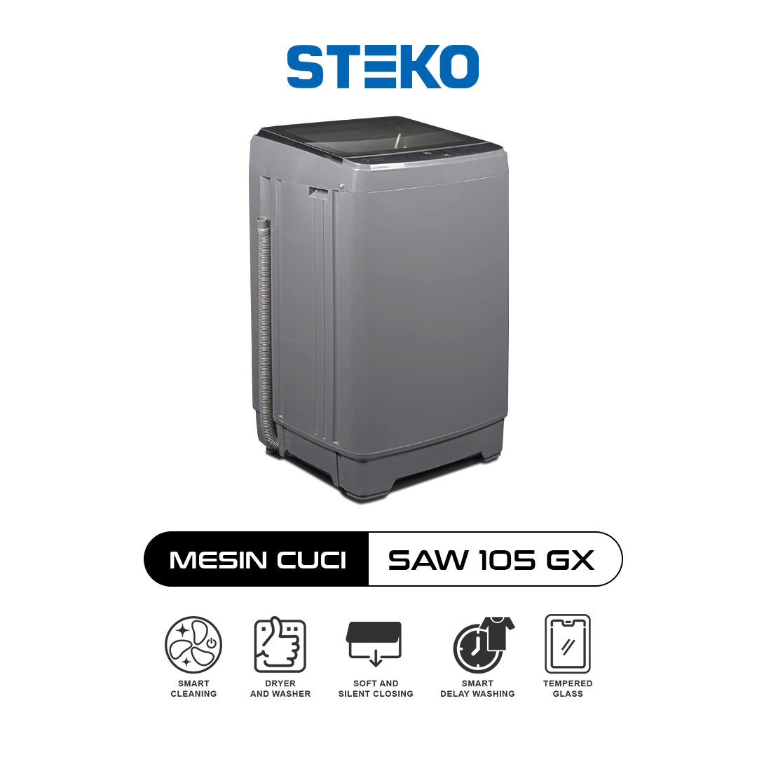STEKO - Mesin Cuci SAW 105 GX (Kapasitas 10,5 Kg) - Image 2