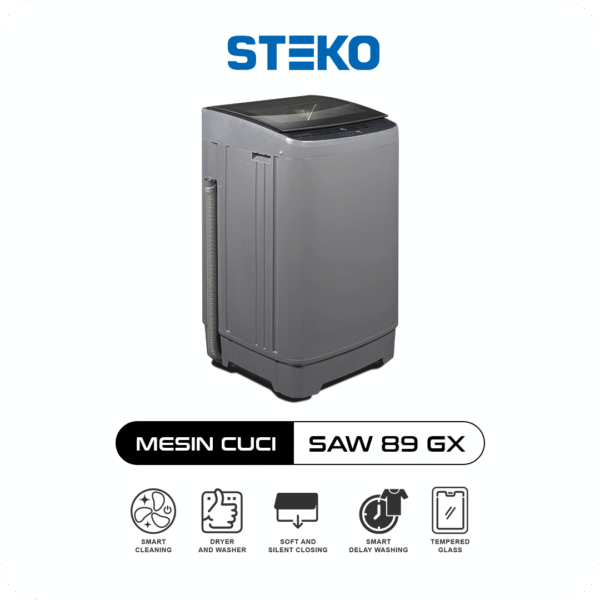 STEKO - Mesin Cuci SAW 89 GX (Kapasitas 8 Kg) - Image 2