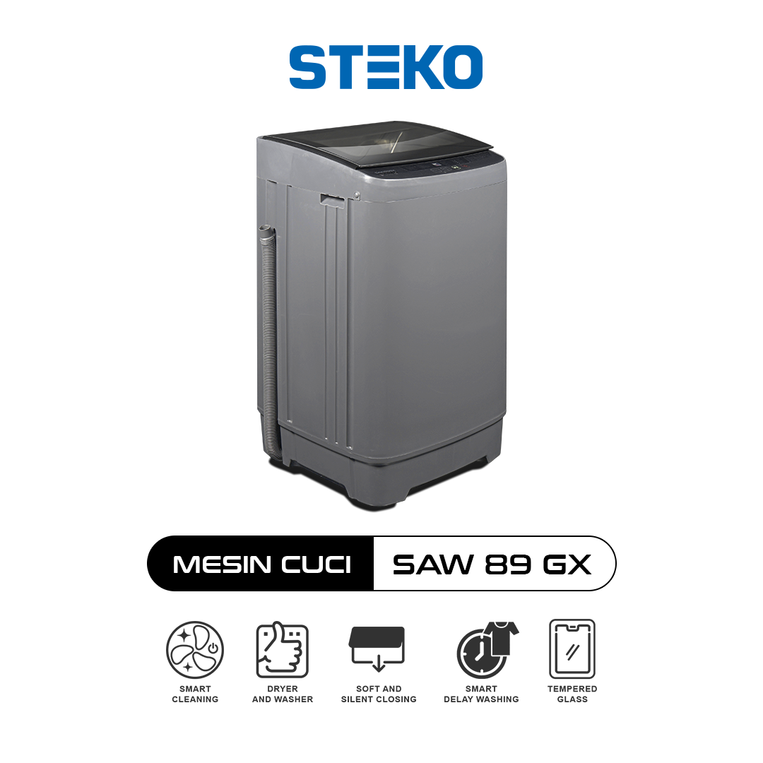 STEKO - Mesin Cuci SAW 89 GX (Kapasitas 8 Kg) - Image 2