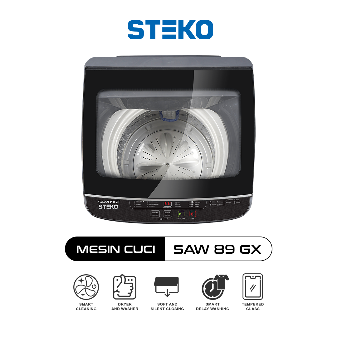 STEKO - Mesin Cuci SAW 89 GX (Kapasitas 8 Kg) - Image 3