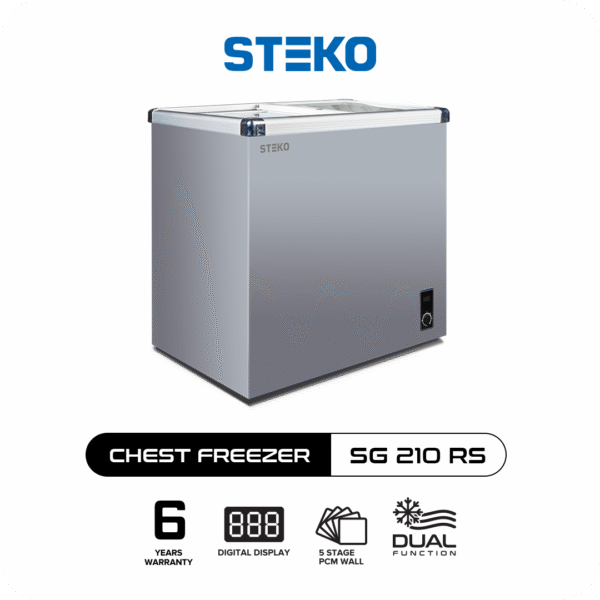 STEKO -  Chest Freezer SG 210 RS (200 Liter) Sliding Glass - Image 2