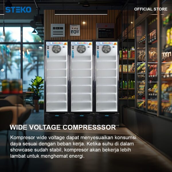 STEKO - Showcase LG 360 Teknologi No Frost (6 Rak) - Image 2
