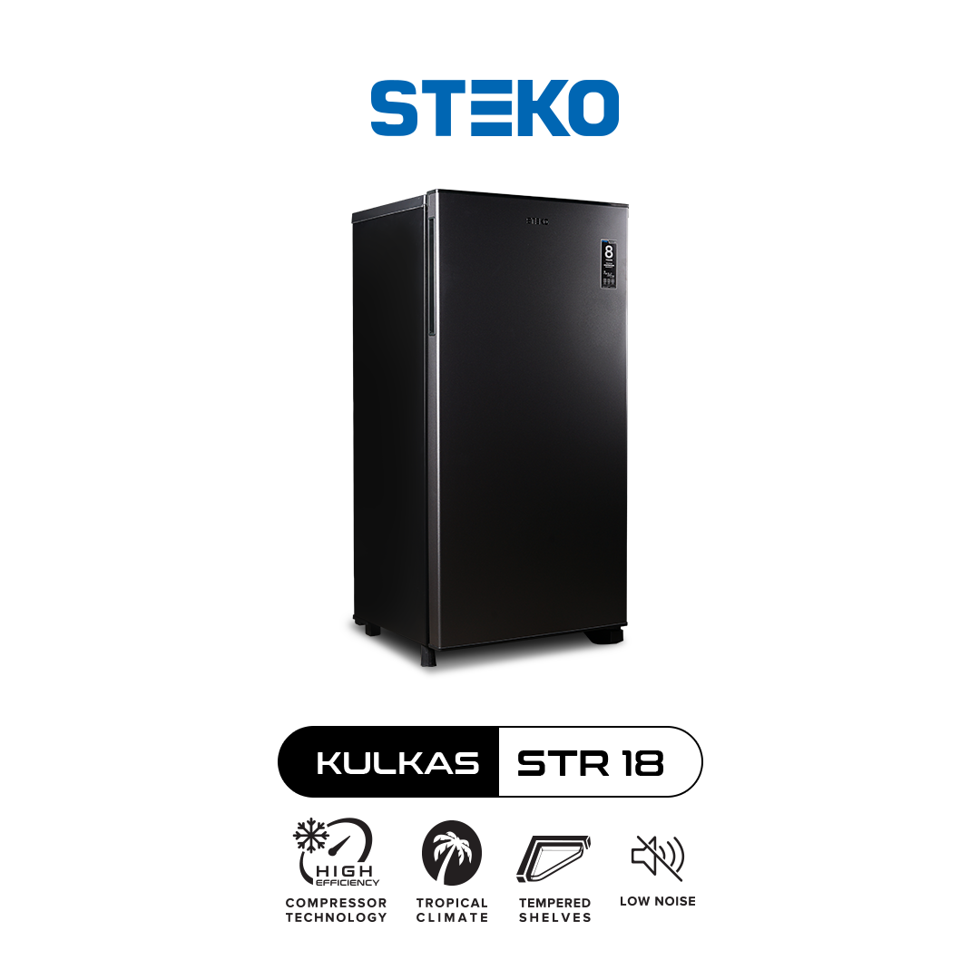 STEKO - KULKAS STR 18 EU Dengan Top Table (1 Pintu)