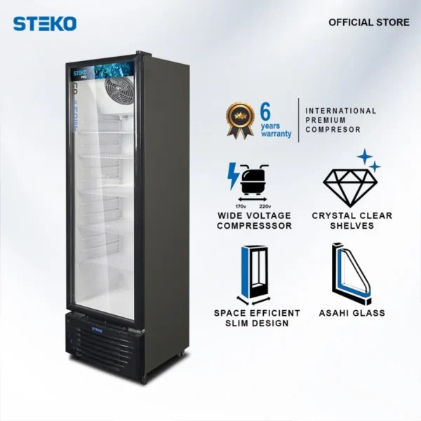 STEKO - Showcase LG 300 Teknologi No Frost (5 Rak)