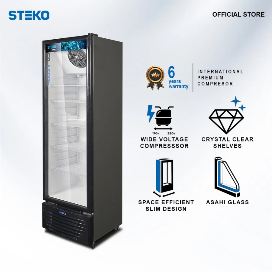 STEKO - Showcase LG 300 Teknologi No Frost (5 Rak)