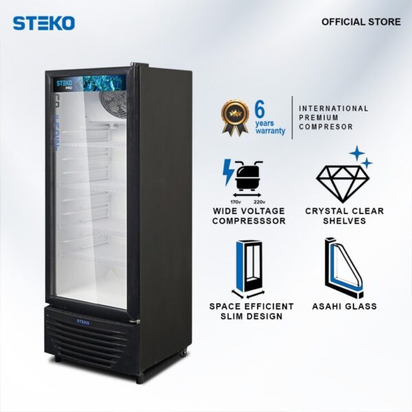 STEKO - Showcase LG 250 Teknologi No Frost (4 Rak)