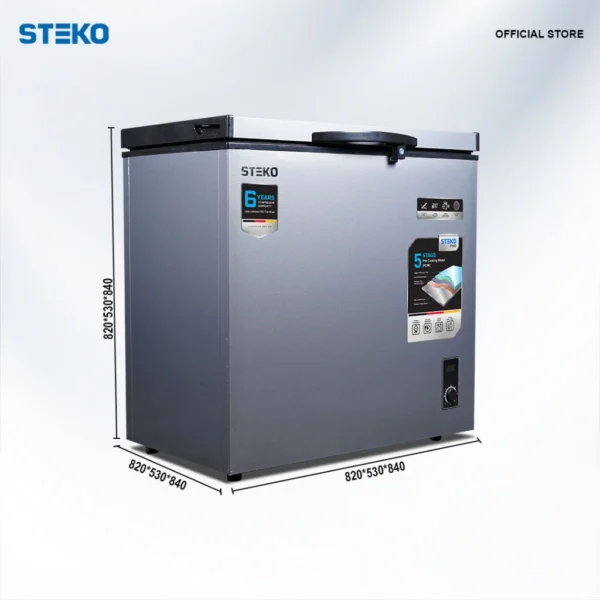 STEKO - Chest Freezer BF 210 RS EU (200 Liter) Led Display - Image 2