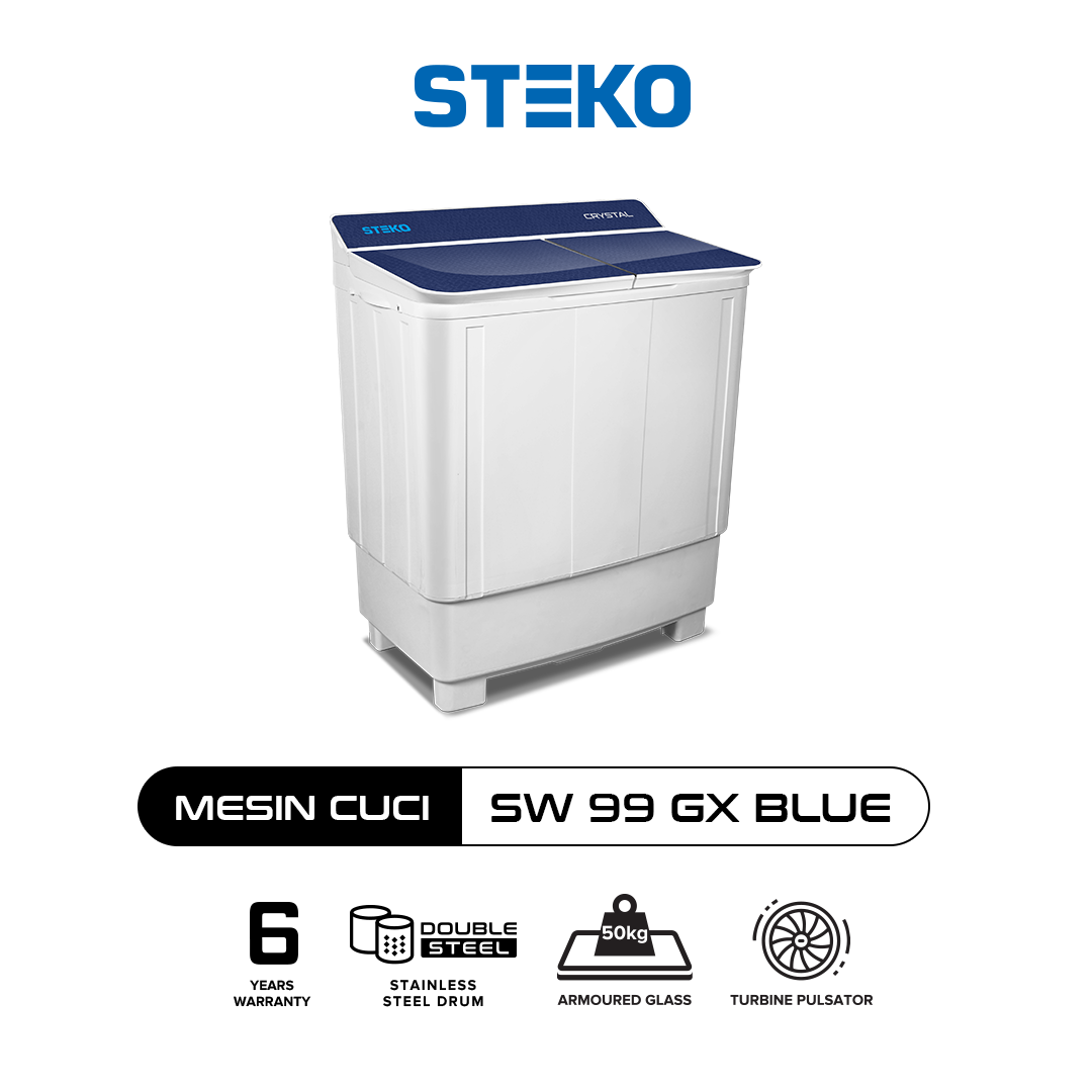 STEKO - Mesin Cuci SW 99 GX Tempered Glass (9 KG) - Image 5