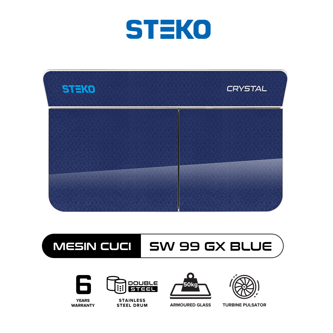 STEKO - Mesin Cuci SW 99 GX Tempered Glass (9 KG) - Image 3