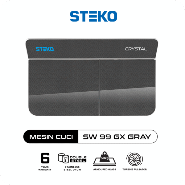 STEKO - Mesin Cuci SW 99 GX Tempered Glass (9 KG) - Image 10