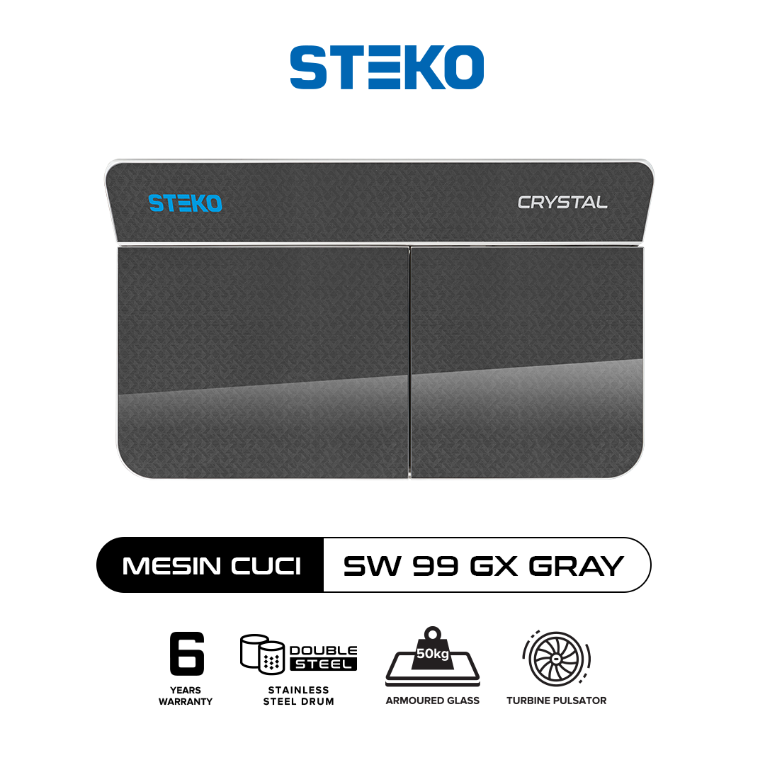 STEKO - Mesin Cuci SW 99 GX Tempered Glass (9 KG) - Image 10
